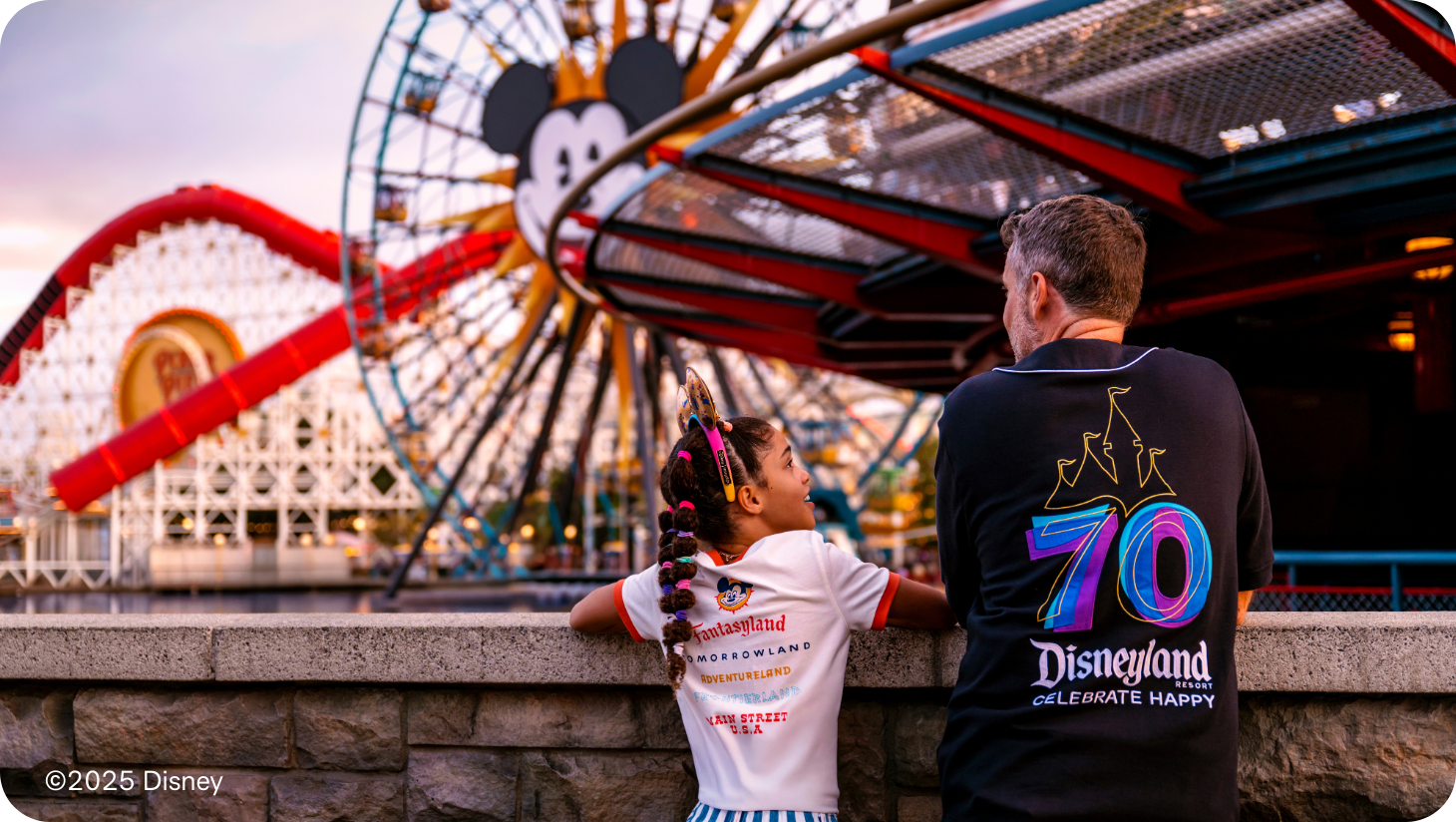 Disneyland rides for adults and kids.