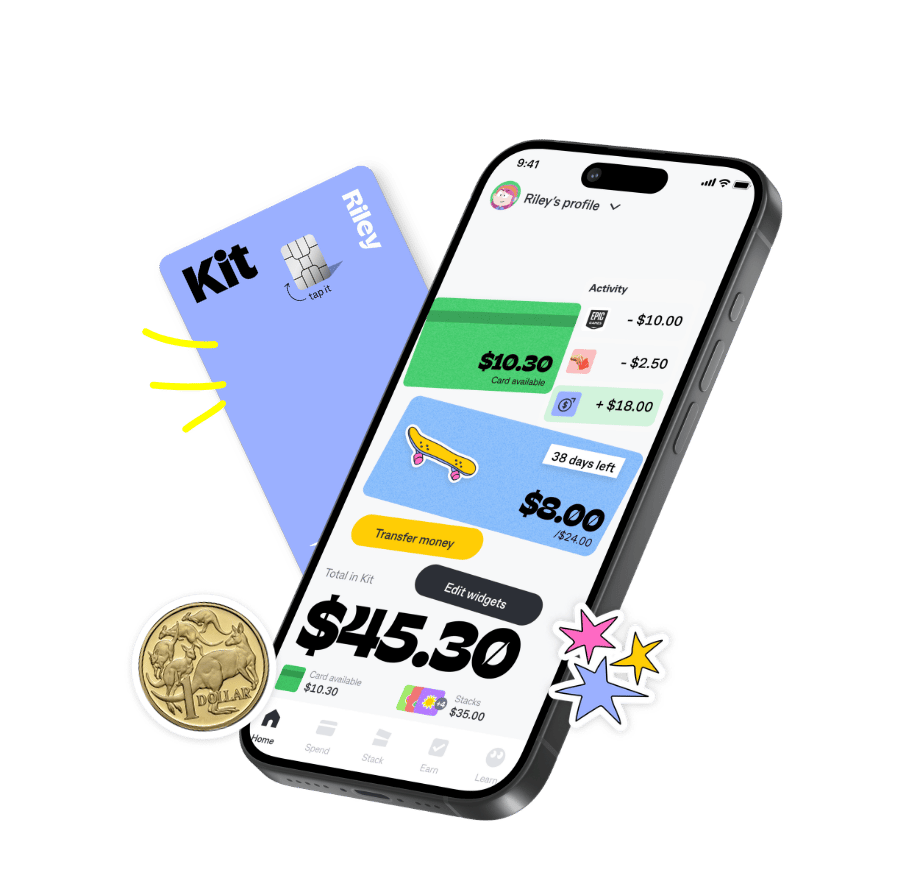 Kit pocket money app and card