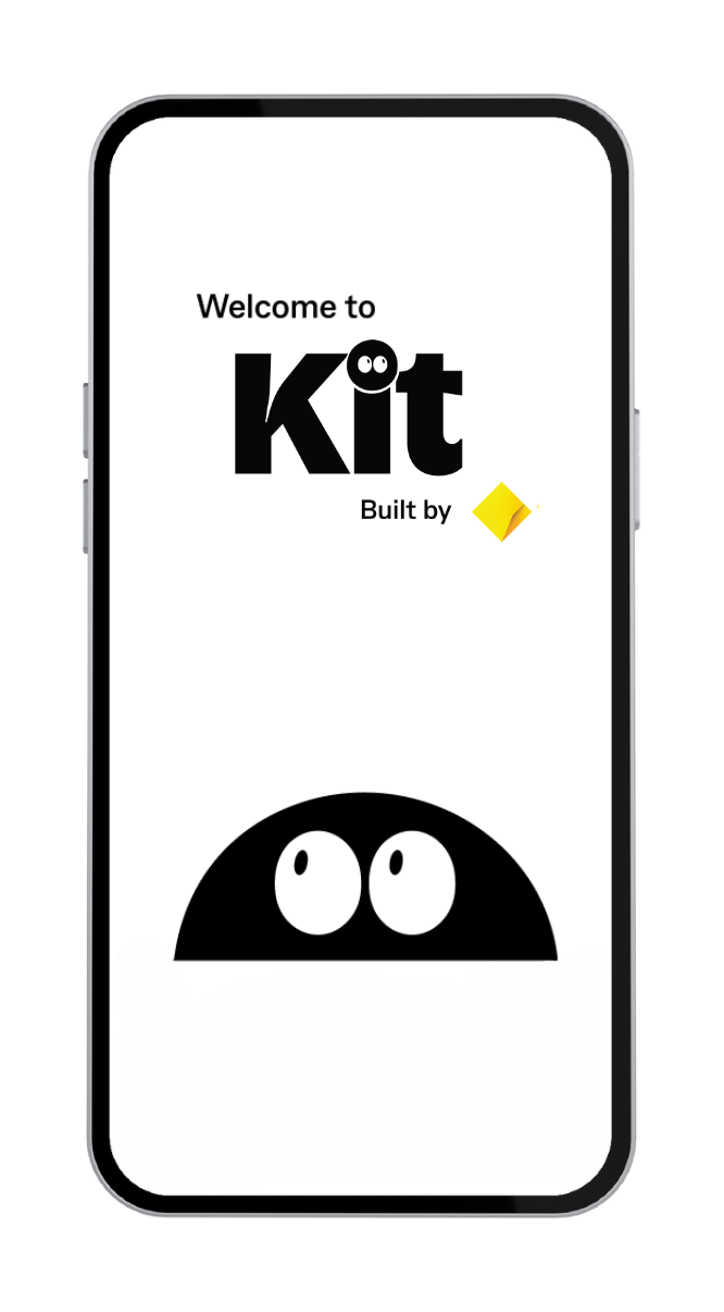 Kit welcome screen Kit welcome screen