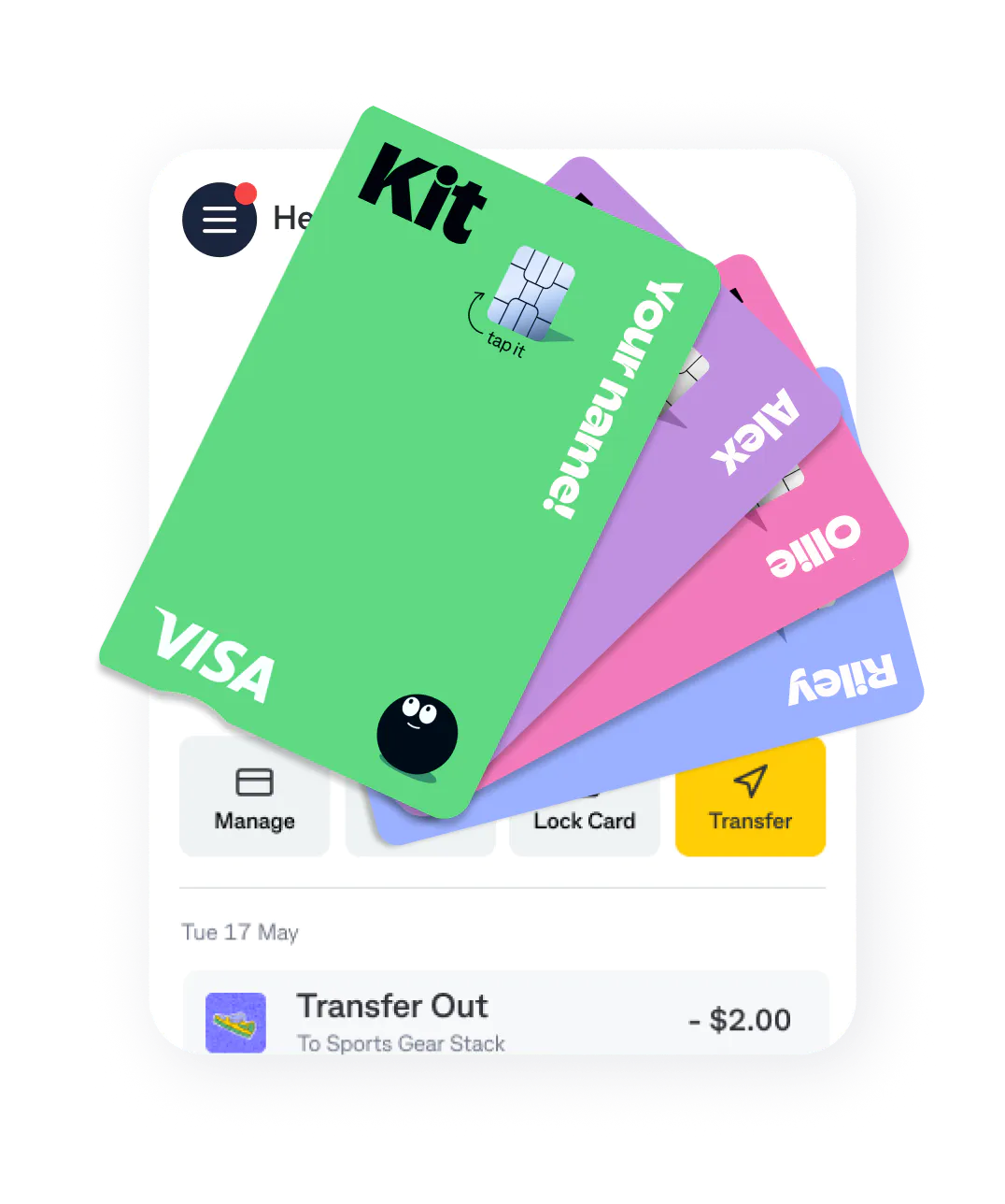 Kit cards and Kit App